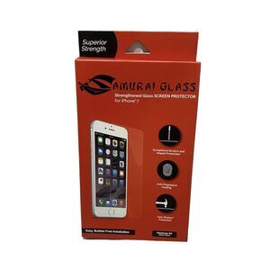 Samurai Glass iPhone 7 Strengthen Glass Screen Protector Hardness 9H